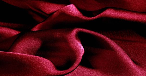 Background, pattern, texture, wallpaper, red silk fabric. Add a  - Photo, Image