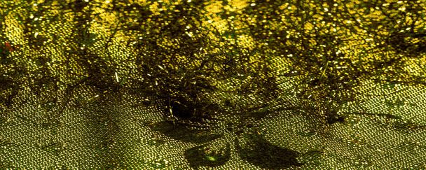textura, fundo, padrão, laço de brilho esmeralda laço elástico
  - Foto, Imagem