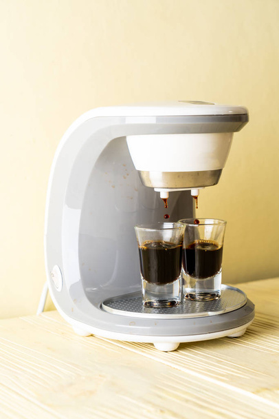 coffee maker machine making coffee  - Fotoğraf, Görsel