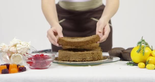 Przepisy kulinarne: ciastka czekoladowe - Materiał filmowy, wideo