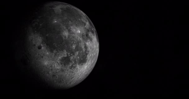 Vers mare nubium dans la lune. Rendu 3d
 - Séquence, vidéo