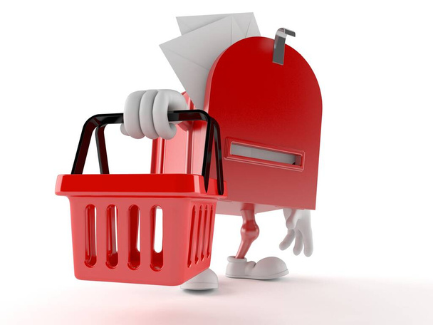 Символ поштової скриньки, що містить кошик для покупок
 - Фото, зображення