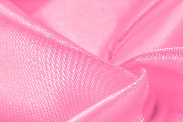 υφή εικόνα όμορφο μετάξι ροζ κρεπ πορσελάνη, δημιουργήθηκε ESP - Φωτογραφία, εικόνα
