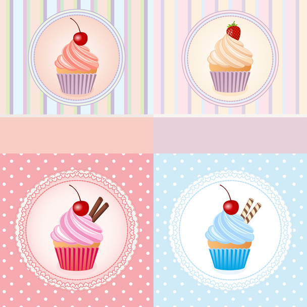 Cupcake - Vektor, Bild