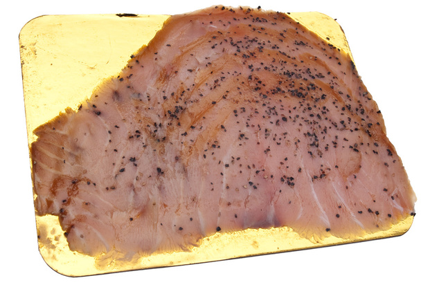 Перцовый копченый лосось
 - Фото, изображение