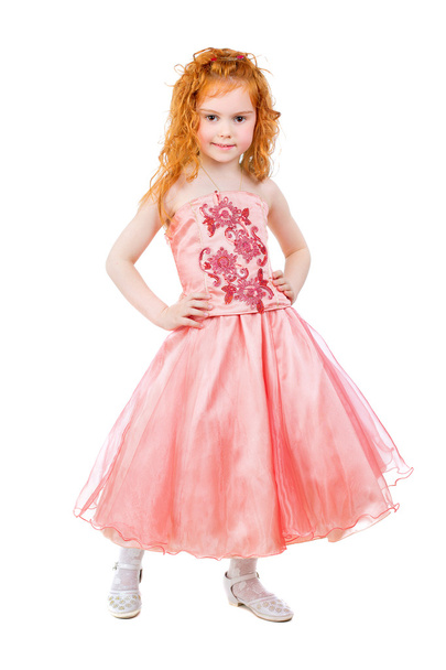 Cute little redhead girl - Photo, image