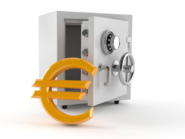 Safe with euro symbol - Photo, Image