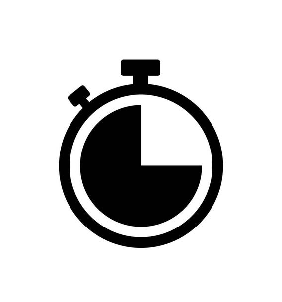 Stopwatch stop ρολόι διάνυσμα εικονίδιο χρονόμετρο απομονωμένο - Διάνυσμα, εικόνα