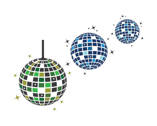 disco labda ikon vektor illusztráció tervezés - Vektor, kép