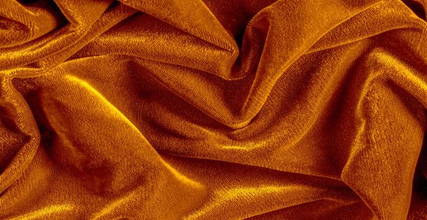 pattern, texture, background, velvet fabric is yellow, It is a b - Foto, Imagem