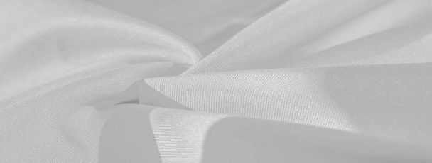 Textura, fondo, patrón, tela de seda de color blanco, sólida
  - Foto, imagen