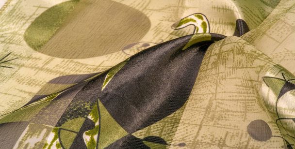 Tekstura tła uniwersalna Georgette z jedwabnym nadrukiem, drawin - Zdjęcie, obraz