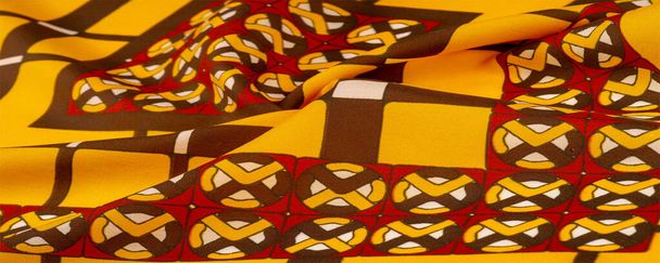 Texture de fond. soie tissu brillant Mosaïque formes géométriques C
 - Photo, image