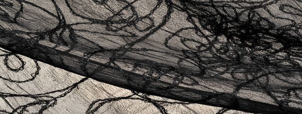 Texture background pattern, silk fabric, black lace pattern, hig - Fotografie, Obrázek
