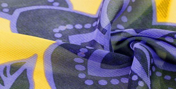 texture sfondo modello carta da parati. blu nero giallo seta fab
 - Foto, immagini