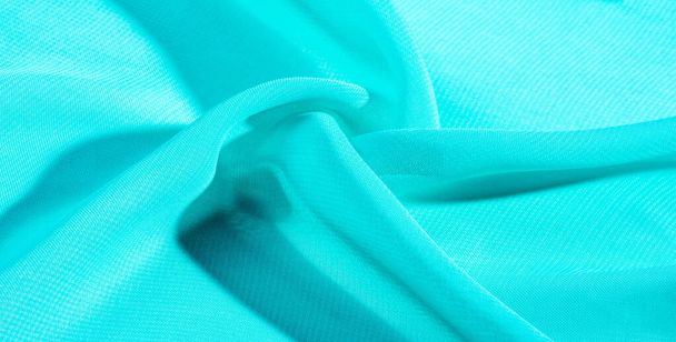  textúra háttérmintázat kék selyem szövet. Ez a selyem organza - Fotó, kép
