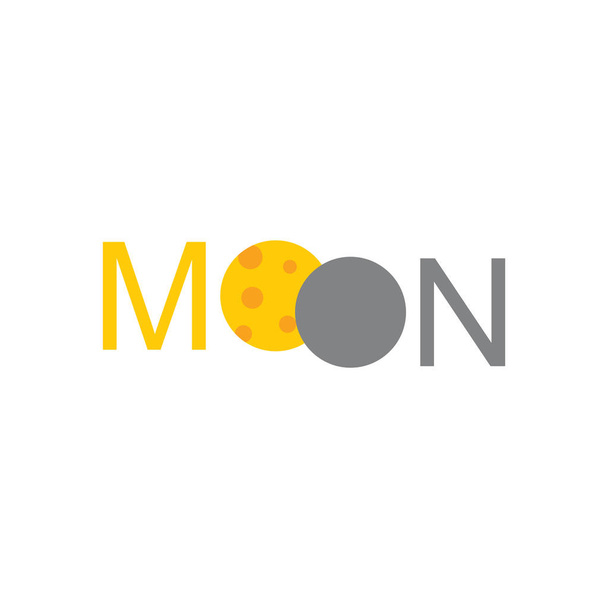 Text Mond Symbol Logo Vektor - Vektor, Bild