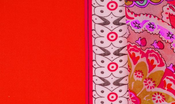 Текстура, тло, Шовкова тканина Пейслі, індійські теми прикрашених т - Фото, зображення