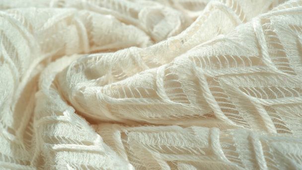 Textura, fundo, padrão, tecido de seda, tule de renda em camadas, p
 - Foto, Imagem