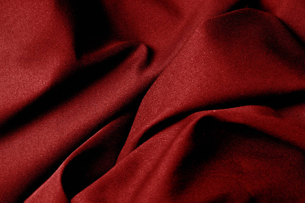 Текстурований фон, візерунок, червона тканина. Елегантний в'язаний матеріал
 - Фото, зображення