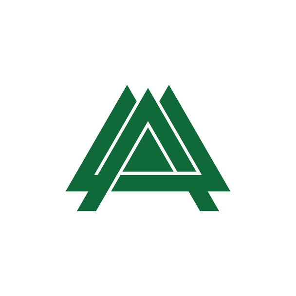 lettera m montagna triangolo geometrico logo vettore
 - Vettoriali, immagini