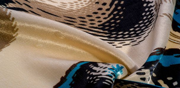 A textura do fundo de tecido de seda é um illustr abstrato
 - Foto, Imagem