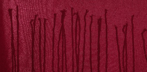 Textura de fondo de tela de seda. Esta es una bufanda roja natural
,  - Foto, imagen