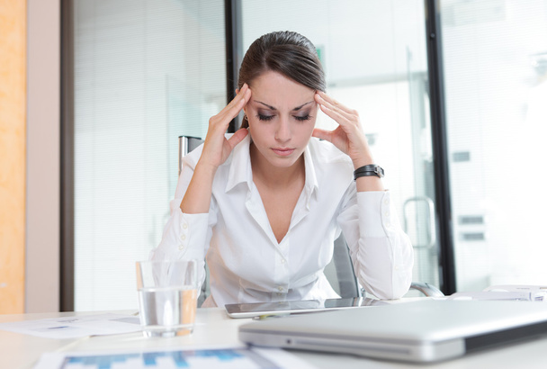 Workplace headache - Foto, Imagem
