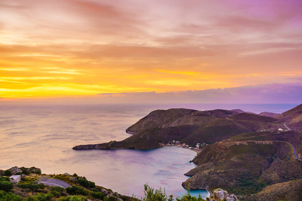 Greek coast at sunrise Peloponnese Mani - Foto, immagini