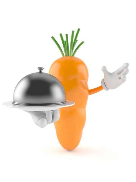 Carrot χαρακτήρα εκμετάλλευση θόλο τροφοδοσίας - Φωτογραφία, εικόνα