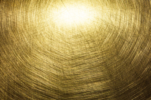 lapos fényes sárgaréz textúra véletlenszerű mintával - Fotó, kép