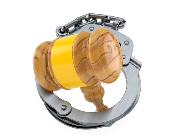 Молоток в наручниках
 - Фото, изображение