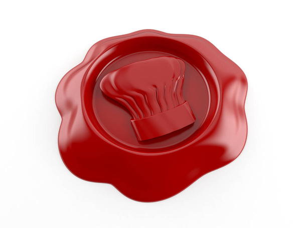 Тюленяча марка з кухонним капелюхом
 - Фото, зображення