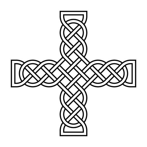 Křížová ilustrace keltských uzlů - Fotografie, Obrázek