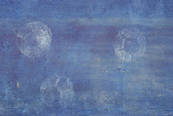 A régi kék fal labda nyomtatási textúra háttérrel - Fotó, kép