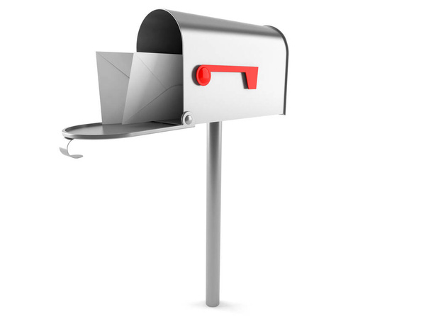 mailbox met enveloppen - Foto, afbeelding