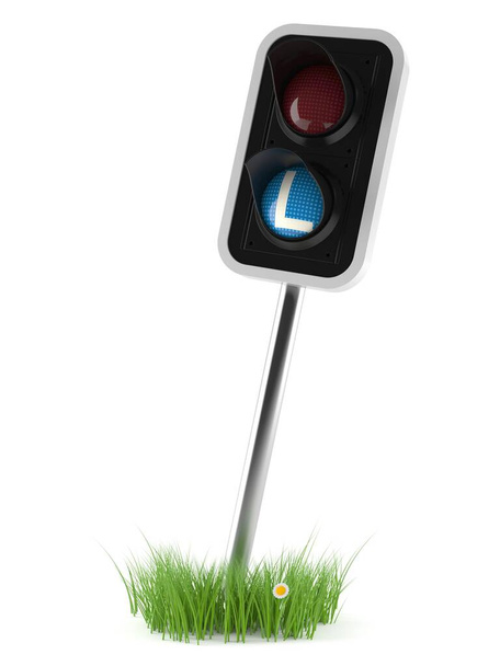 Символ уроків водіння з світлофором
 - Фото, зображення
