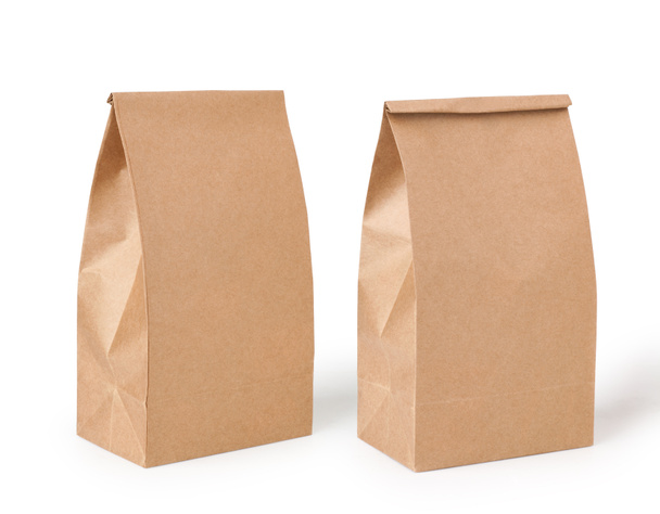 brown lunch bag - Photo, Image