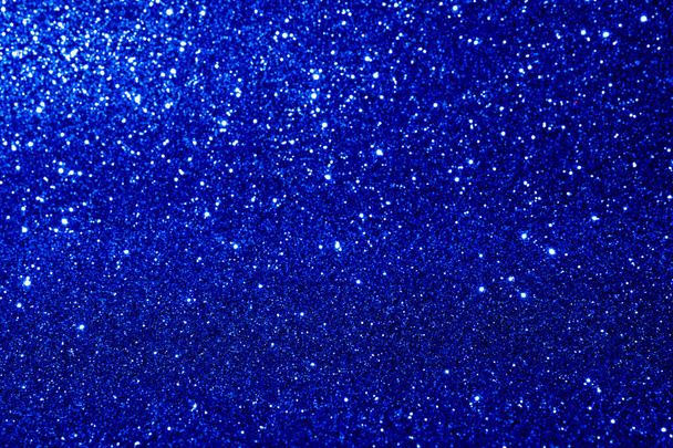 Blue color blured sparkling background. - Photo, Image