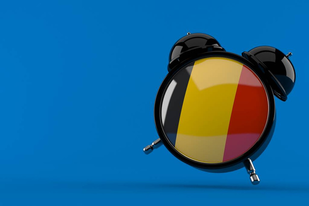 Belçika bayrağıyla çalar saat - Fotoğraf, Görsel