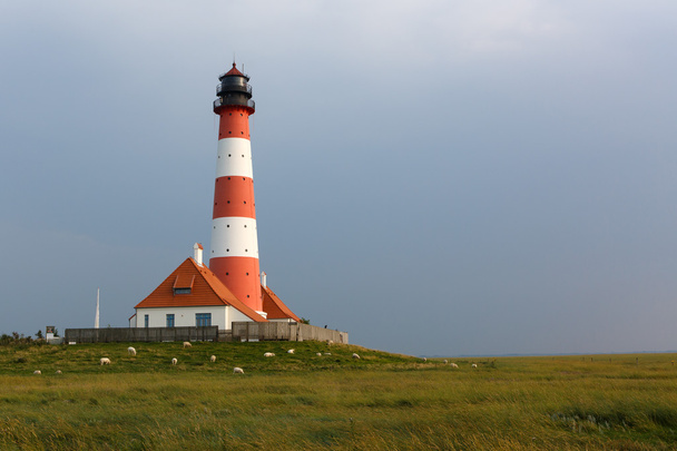 Beautiful lighthouse in Germany, North Sea - Photo, Image