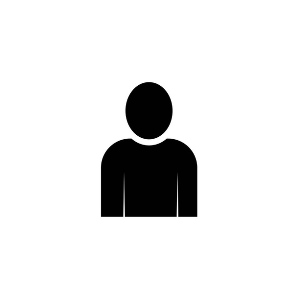 icône utilisateur icône vectorielle noire
 - Vecteur, image