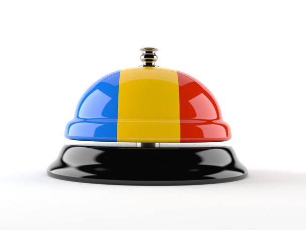 Hotel bell with romanian flag - Photo, Image