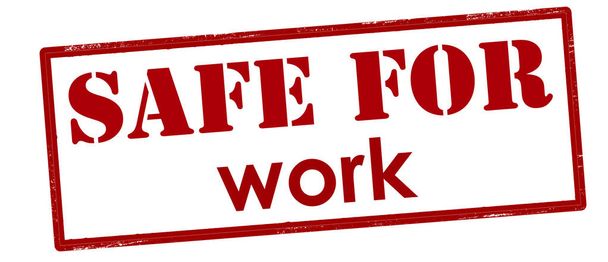 Safe for work - Vector, Image