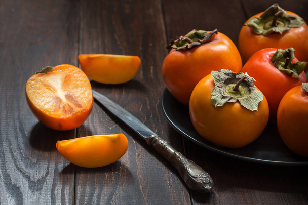 Image with persimmon. - Photo, Image