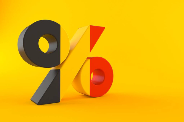 Символ процента с бельгийским флагом
 - Фото, изображение