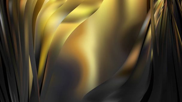 Черный и золотой фон
 - Вектор,изображение