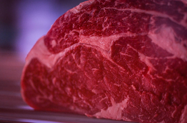 fresh beef meat close up view - Fotoğraf, Görsel