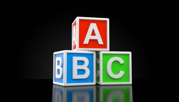 ABC bloques de juguete
 - Foto, Imagen