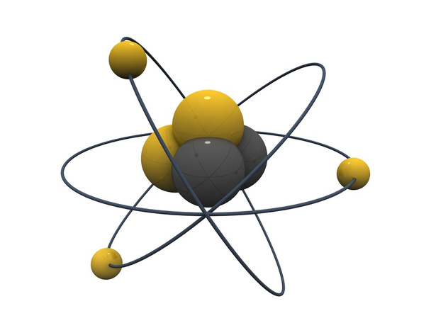 Símbolo átomo. - Foto, imagen